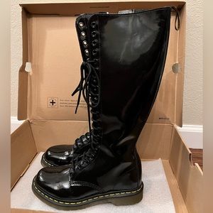 Dr. Martens Tall Patent Leather Boots